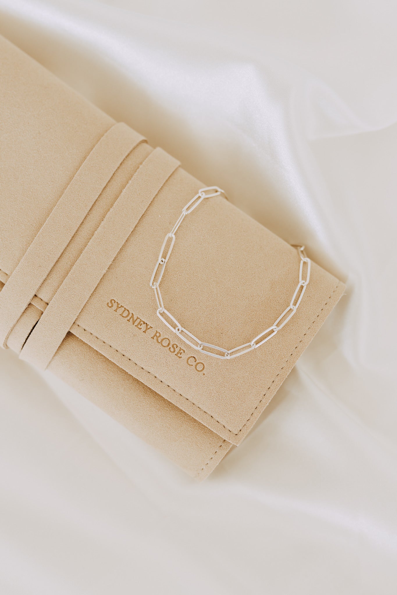 Sterling Silver Bold Paperclip Bracelet | 925 Silver Link Bracelet