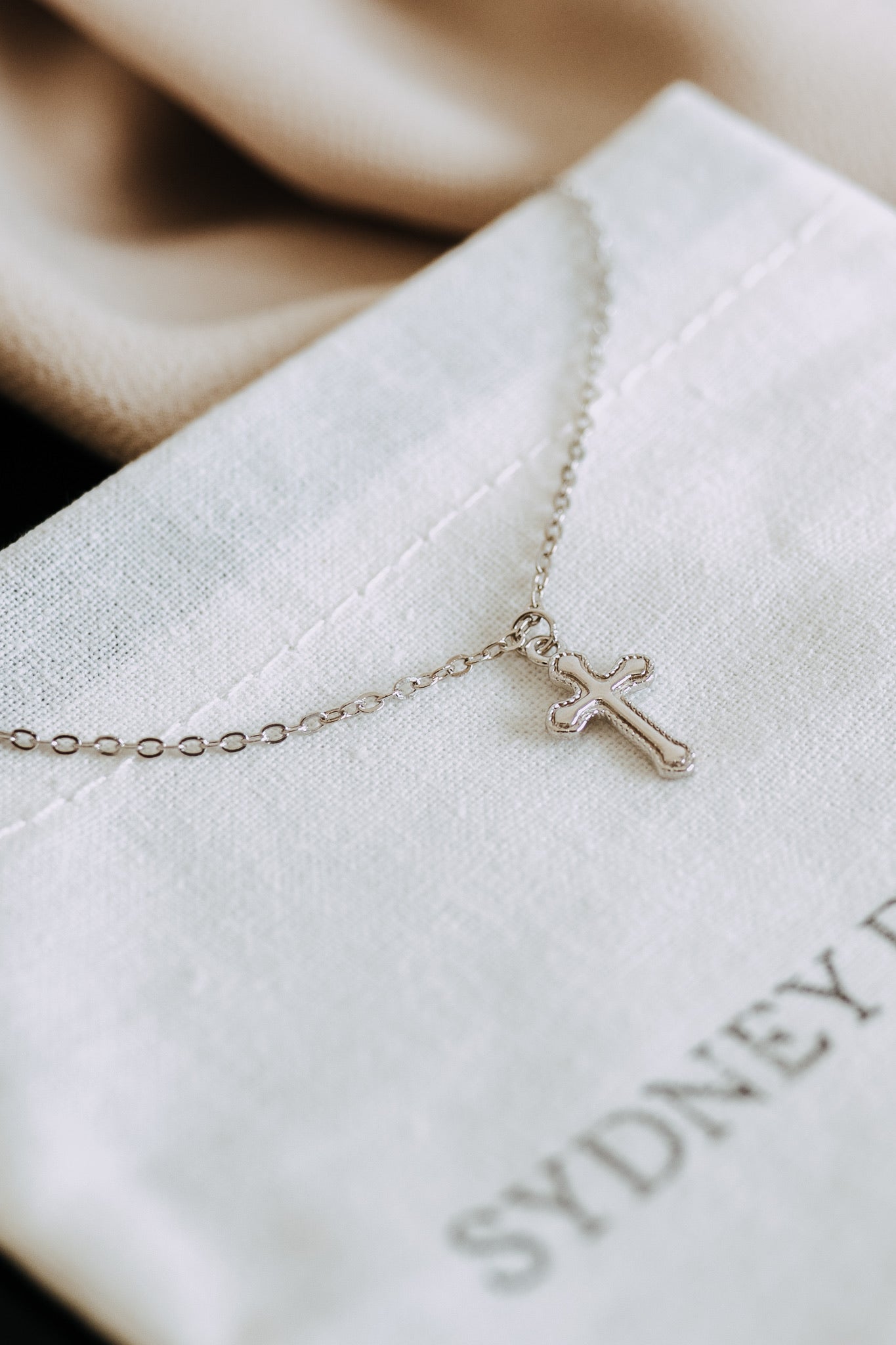 Sterling Silver Cross Charm Bracelet | Faith Bracelet