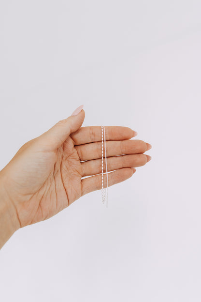 Coast Layer Bracelet | Sterling Silver Double Chain Bracelet