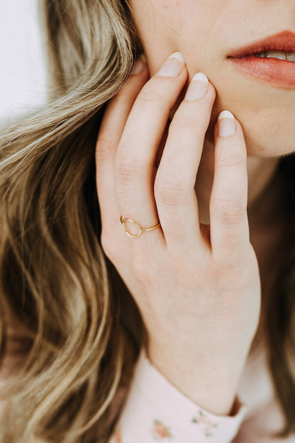 Open Circle Ring