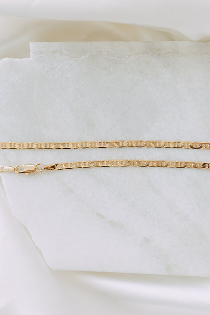 Mens Gold 3mm Roma Chain