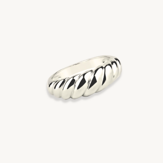 Croissant Ring - Sterling Silver