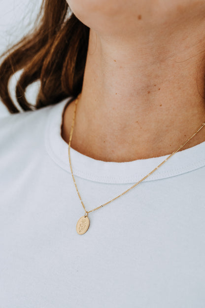 Petite Birth Flower Necklace | Personalized Birth Month Necklace