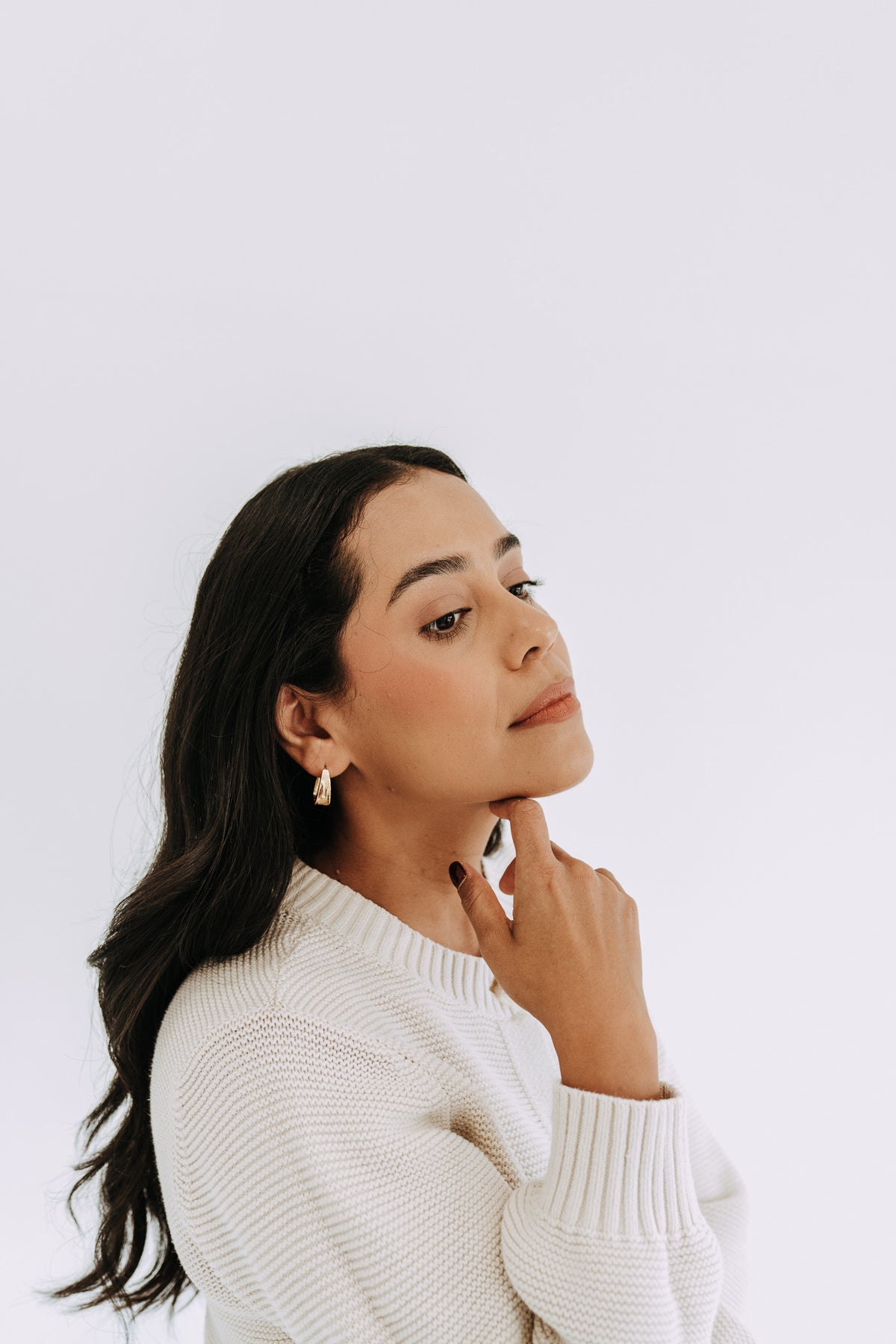 Drop Hoop Earrings | 18K Gold Filled Lightweight Hoops