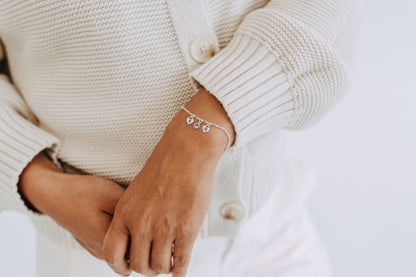 Sterling Silver Love Note Bracelet | Personalized Bracelet