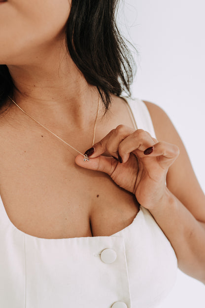Heart Birthstone Necklace | Personalized Gold Necklace