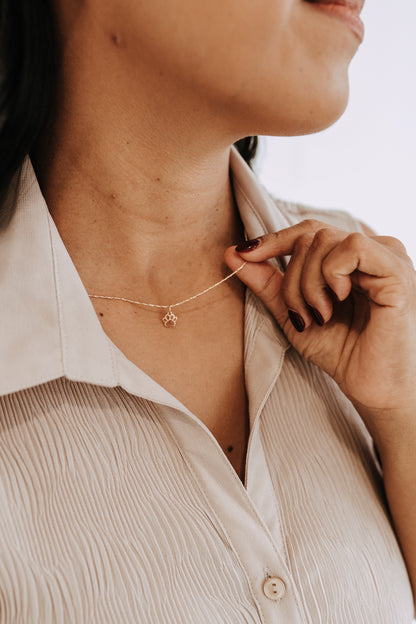Dog Pendant Necklace | 18K Gold Filled