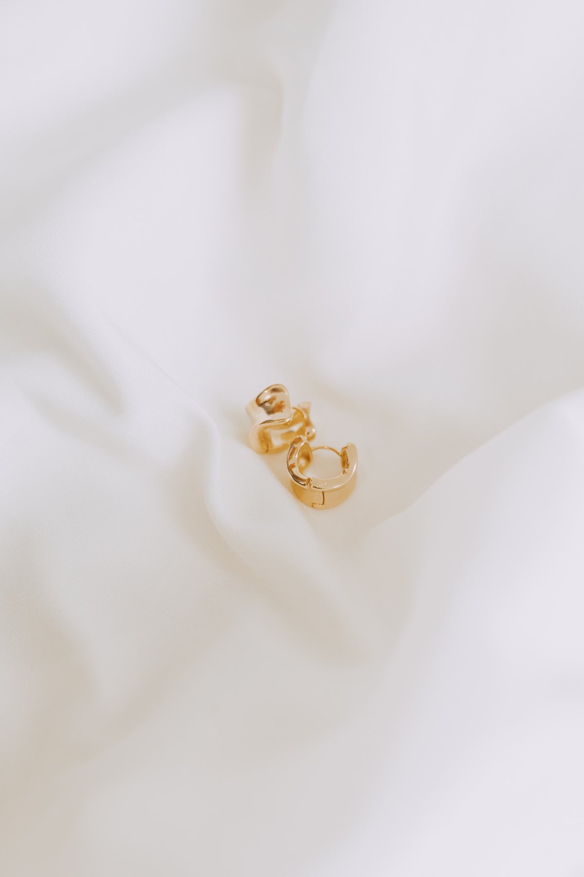 Rove Mini Hoops | 18K Gold Filled Sculptural Earrings
