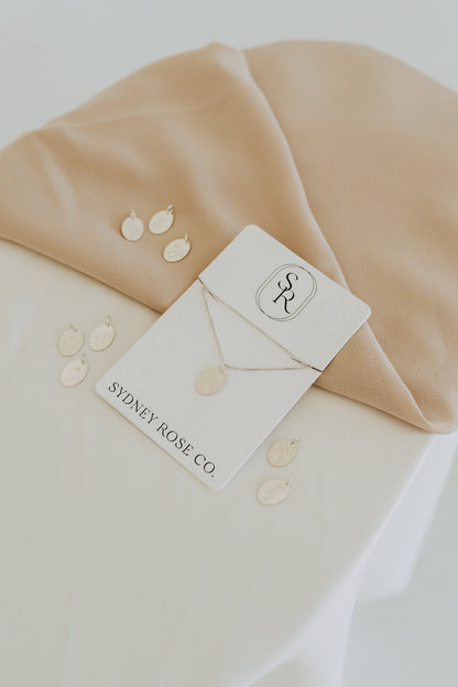 Sterling Silver Petite Birth Flower Necklace | Personalized Birth Month Necklace