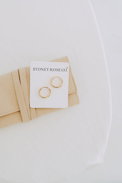 Everyday Hoops | 18K Gold Filled