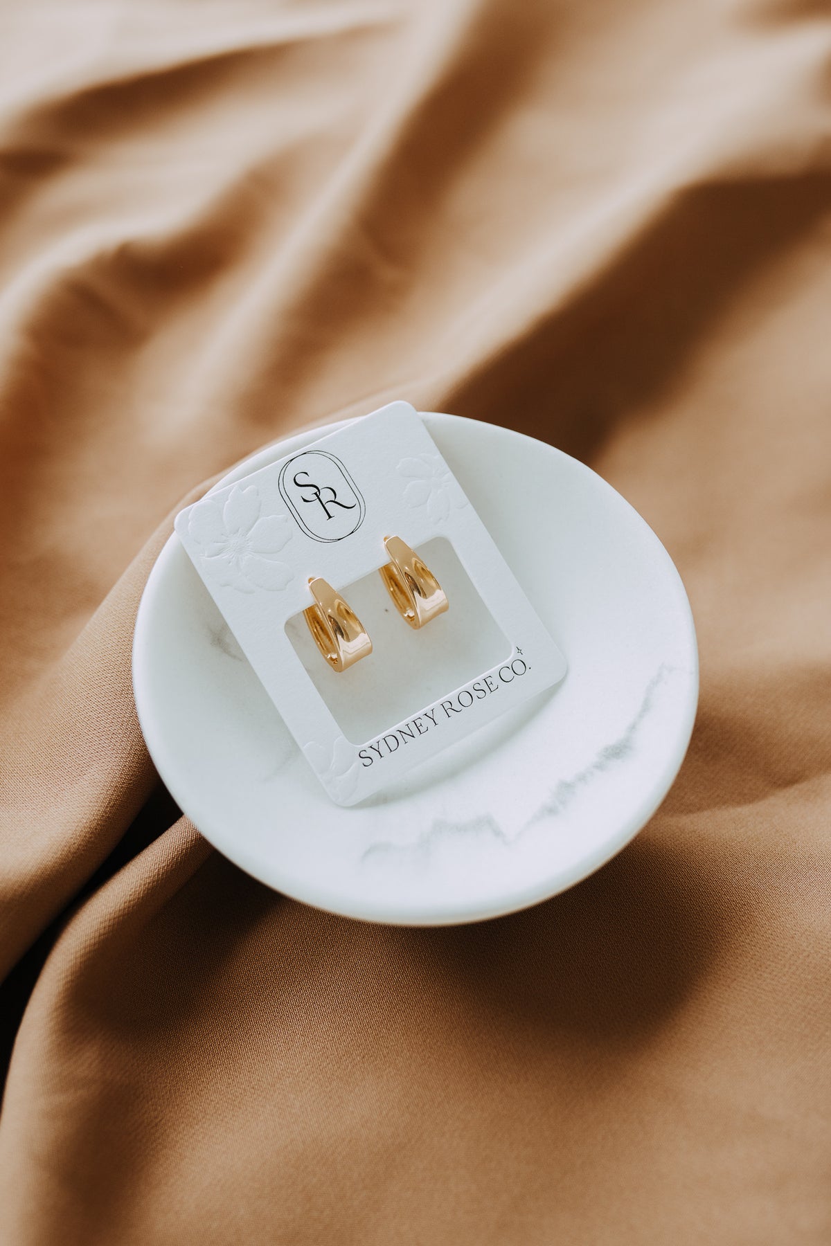 Drop Hoop Earrings | 18K Gold Filled Lightweight Hoops