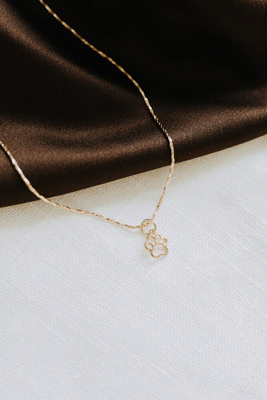 Dog Pendant Necklace | 18K Gold Filled