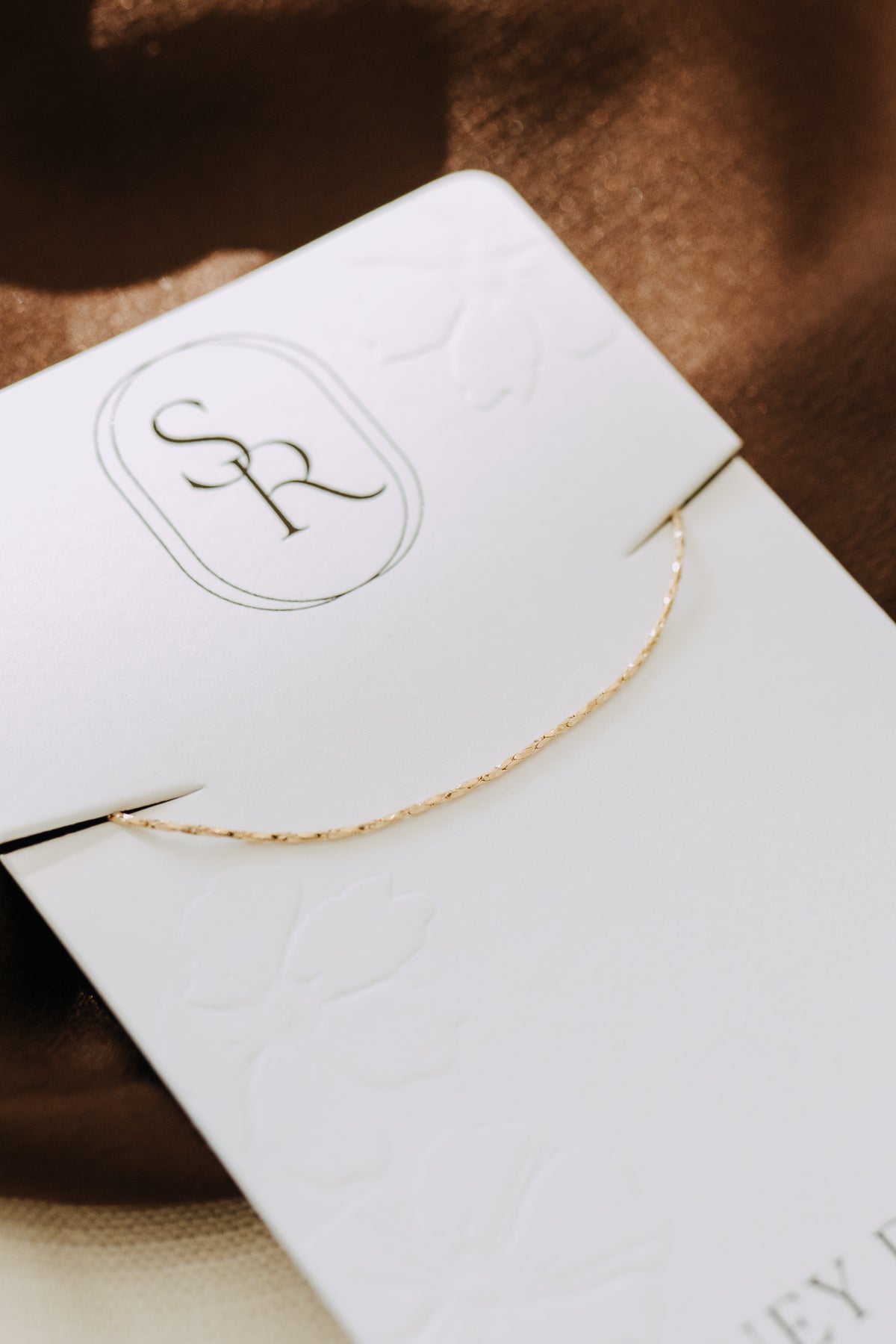 'Barely There' Twist Chain Necklace | 18k Gold Filled Layering Necklace