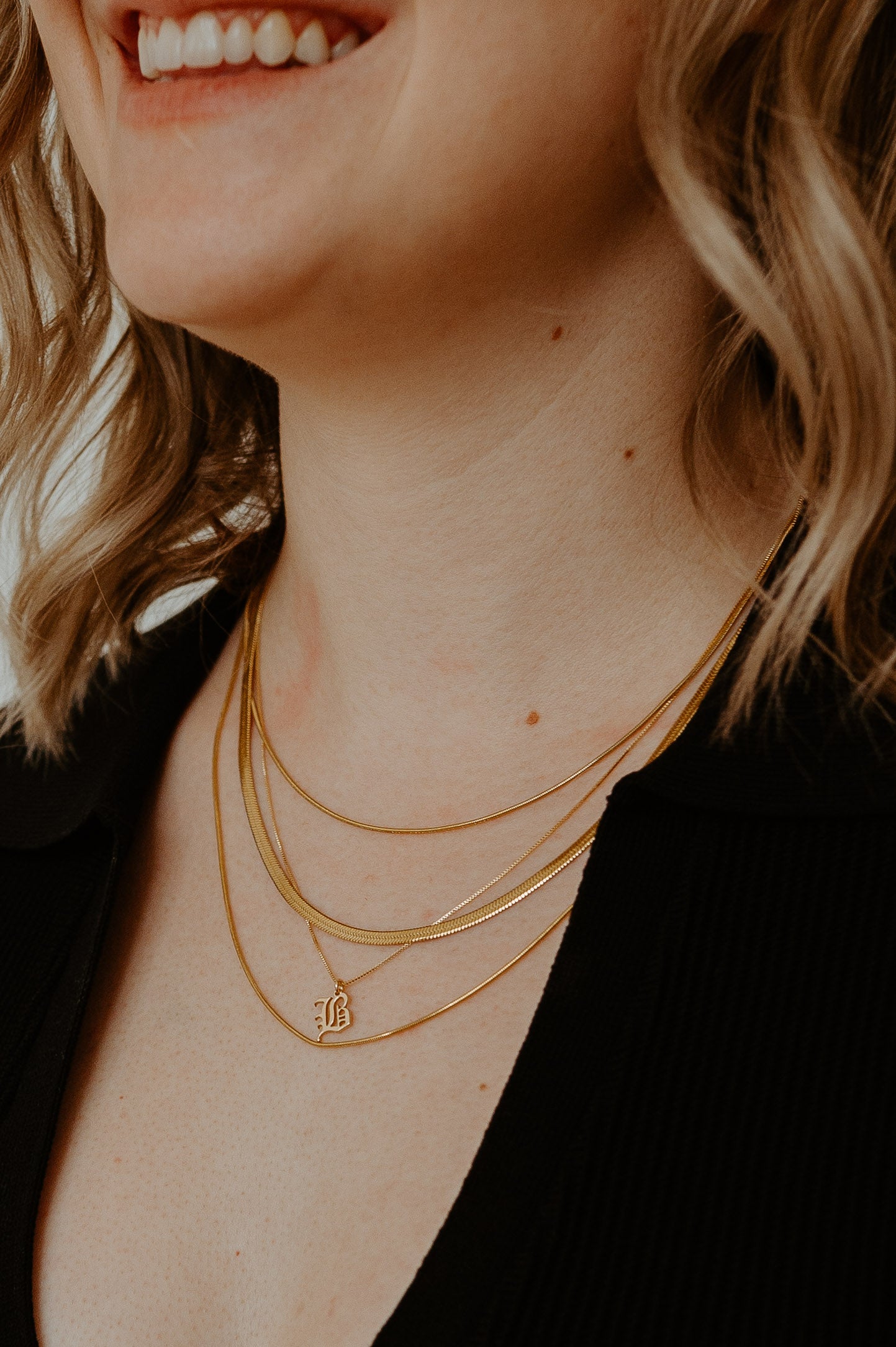 Initial Charm Necklace | J.Hannah Jewelry