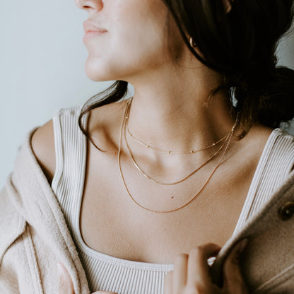 Dainty Satellite Necklace