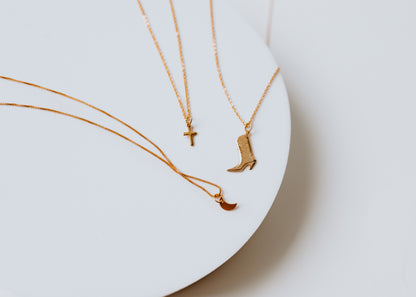 Cowboy Boot Necklace