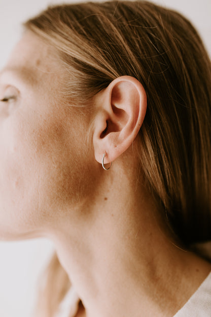 Sleeper Hoops - Sterling Silver