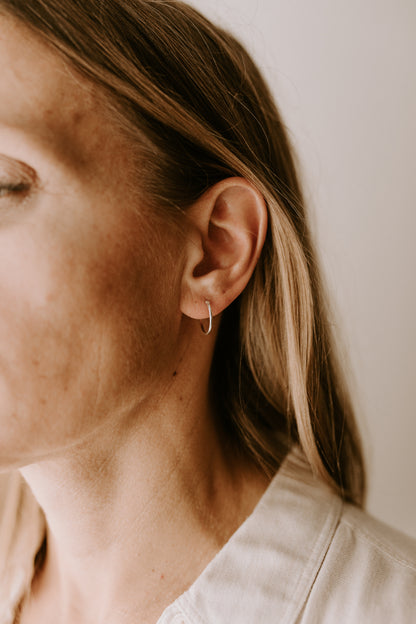 Sleeper Hoops - Sterling Silver