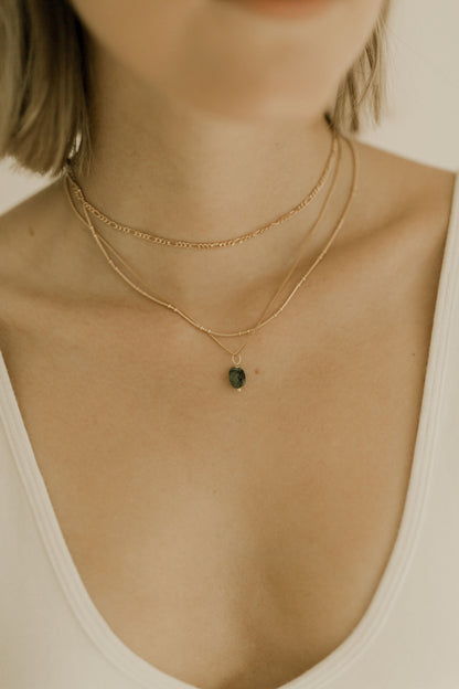 Dainty Figaro Layering Necklace